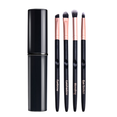 

4pcs Simple Makeup Brushes Set For Eye Makeup Lip Brush Cosmetic Brush Kit Makeup Tools Maquillaje