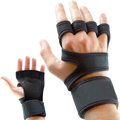 

Fitness Gloves Weight Lifting Gym Workout Training Wrist Wrap Straps Men\Women