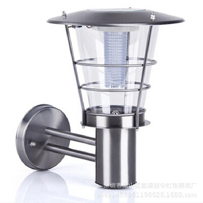 

Zhongshan manufacturers stainless steel solar wall lamp wall lighting landscape lights outdoor courtyard wall LED lights