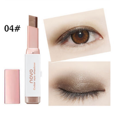 

Women Shimmer Gradient Double Color Eyeshadow Stick Earth Color Cream Pen Cosmetics Eye Shadow Eyeshadow Palette