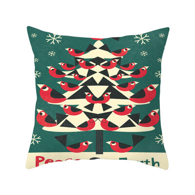 

Tailored Merry Christmas Soft Peach skin Throw Pillow Pillow Cover 45x45cm Home Decor