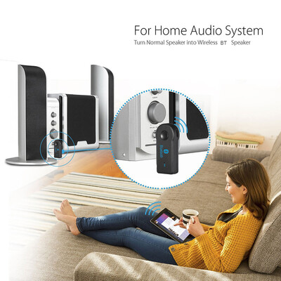 

35mm Wireless BT AUX Audio Stereo Music Home Car Receiver Adapter