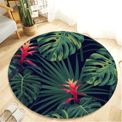 

〖Follure〗Botany Elements Blanket Round Bathroom carpet 55cm