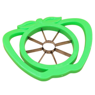 

Mini Stainless Steel Fruit Slicer Corer Cutter Pear Divider Tool Kitchen Peeler Color Random