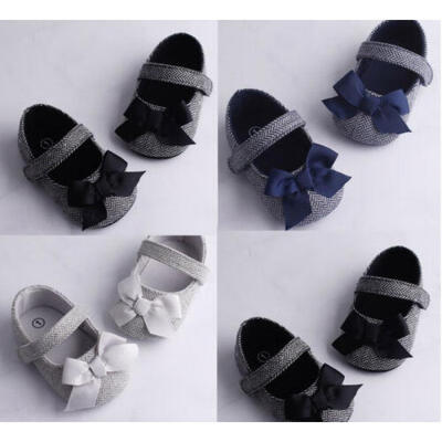 

NEW Bowknot Newborn Infant Baby Shoes Girl Toddler Soft Sole Shoes Prewalker