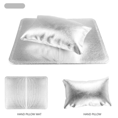 

Gobestart Nail Set Hand Pillow Wrist Pillow Sponge Leather Folding Hand Pillow Pad