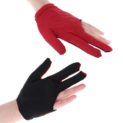 

1PCS Lycra Fabric Snooker Billiard Glove 3 Finger Gloves Pool Left Hand Open Mitten Billiard Accessories fast delivery