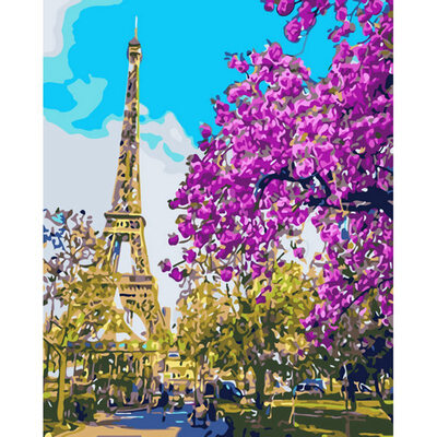 

2018 Poster DIY Oil Painting by Numbers Modern Art Flowers Picture Home Decor Digital Painting of Art Student Learning Beginner