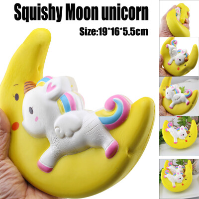 

〖Follure〗Enormous Moon Unicorn Scented Squishy Charm Slow Rising Simulation Kid Toy