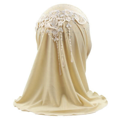 

Fashion Kids Girls Rhinestone Muslim Hijab Islamic Arab Scarf Headscarf Shawl