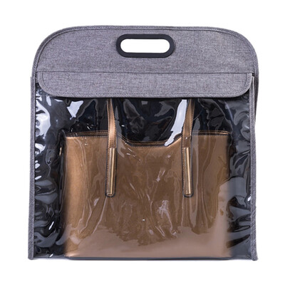 

Dustproof Shoes Bag Travel Portable Shoe Storage Handbag Organize Drawstring Bag Holder Organizer With Clear Window Organizador