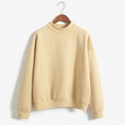 

Women Hoodies Casual Sweatshirt Pullover Candy Color Coat Jacket Outwear Tops