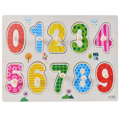 

Gotoamei Wooden Puzzle Educational Developmental Baby Kids Training Toy