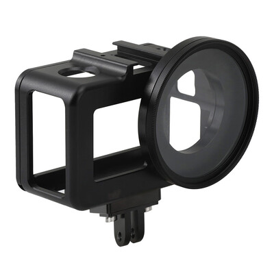 

Replacement for DJI Osmo Action Housing CNC Aluminum Alloy Protective Cage Cover 52mm UV Lens