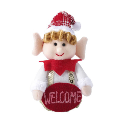 

Christmas Tree Pendant Ornaments Elf Long-legged Girl Gift Toy Doll Home Decor DIY Birthday Party Decorations