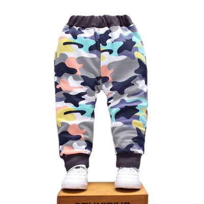 

New Autumn Spring Boys Grils Pants Children Boy Camouflage Pants Kids Casual Long Trousers Baby Boy Clothing