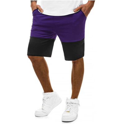 

Gobestart Summer New Mens Casual Sports Slim Color Matching Jogging Five Points Shorts