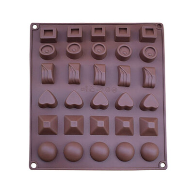 

30 Grids DIY Chocolate Mold Baking Mold Household Ice Cube Mold Candy Molds Various Shapes