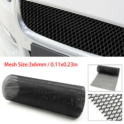 

Aluminum Alloy Mesh Grill Cover Car Bumper Fender Hood Vent Grille Net Universal