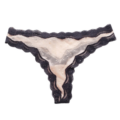 

Women Panties Thongs String lingerie Mesh Transparent Wrap Design Sexy Ladies Cotton Fashion Low-Rise Underwear Seamless Briefs