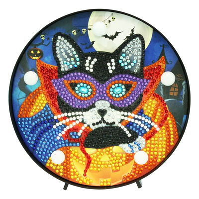 

BoshILun Light DIY Night Light Diamond Painting Round Decoration Christmas Day Decoration Crafts Home Decoration