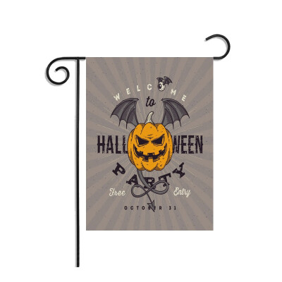 

Halloween Custom Pumpkin Weatherproof Decoration Garden Flag 12 Sytles Printed Decorative Hanging Banner