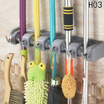 

6 Perfect Individual Hooks Mop Garage Garden Rake Tool Wall Broom Holder Broom 5 Holder Hooks for Rake Mop Newest for