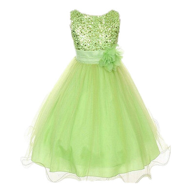 

Baby girls clothing Wedding Party Dress Sleeveless Newborn children Princess Dress