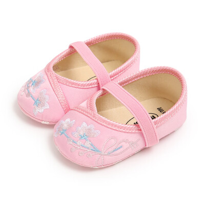 

Autumn Baby Girl 0-18M Toddler shoes Anti-Slip Casual Walking Shoes Floral Embroidery Design Sneakers newborn baby Walkers Shoes