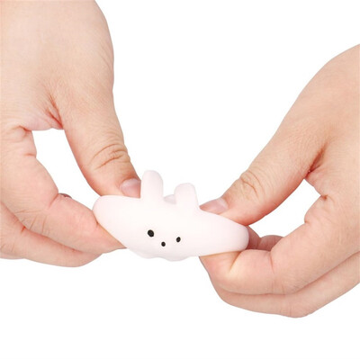 

Siaonvr Mini Fat Rabbit Healing Squeeze Abreact Fun Joke Gift Rising Toys PK