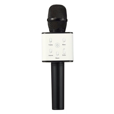 

Wireless Original Brand Q7 Bluetooth Karaoke Microphone Professional Player Speaker With Carring Case For Iphone For Android