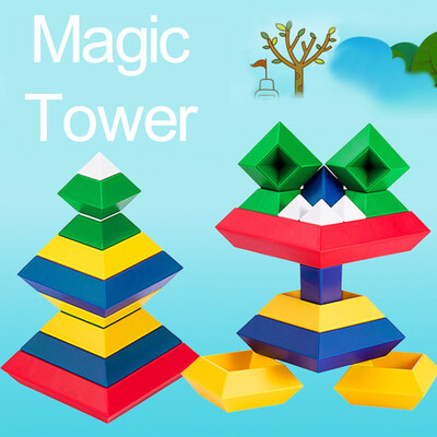 

YIWULA3D Puzzle Diamond Speed Cube Creative Education Toys Charm Of Geometry Pyramid