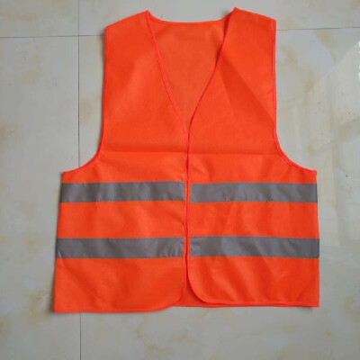 

Factory direct car traffic sanitation reflective clothing reflective vest polyester knitted fabric reflective vest wholesale custo