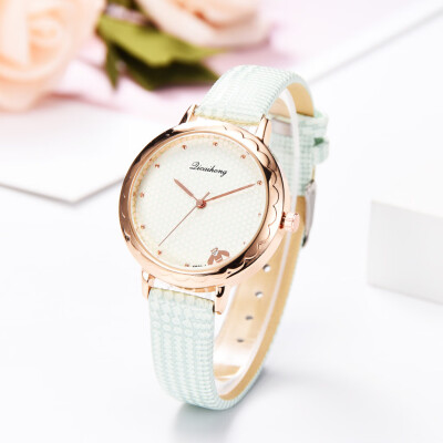 

〖Follure〗Fashion Simple Casual Ladies Watch Bee Home Dial Leather With Strap Ladies Watch