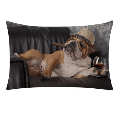 

〖Follure〗Cute Cat Dog Animal Sofa Bed Home Decoration Festival Pillow Case Cushion Cover