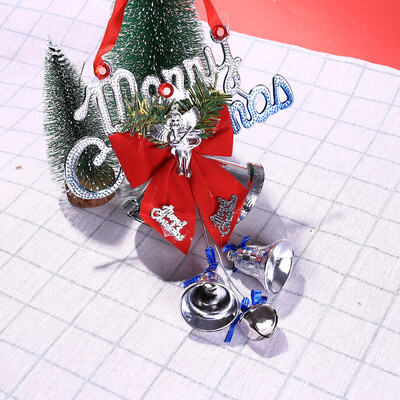 

Tailored Lovely Christmas Bow Bell Pendant Hanging Xmas Tree Ornament Cute Kids Gift Toy