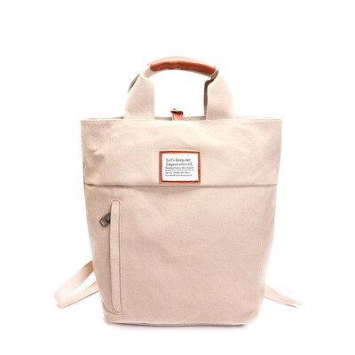 

New College Style Canvas Backpack Men And Women Campus Backpacks Children School Bags