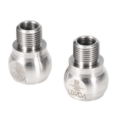 

Lixada 1 Pair 916in Stainless Steel Bike Pedal Extenders Bicycle Pedal Spacers for MTB Road Bicycle Pedals