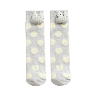 

Baby Girl Cute Socks Dot Pattern Cotton Long Socks Party Infant Children Soft Crib Leg Warmer Casual Socks