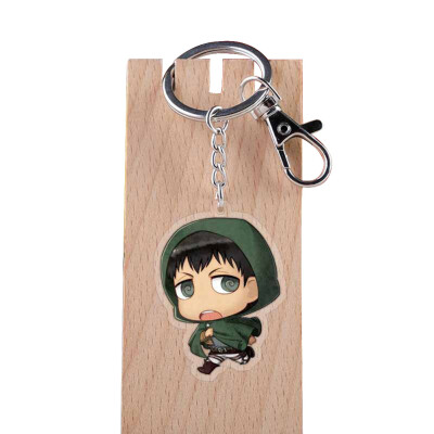 

Anime Attack On Titan Key Chain Acrylic Pendant Anime Accessories Cartoon Key Ring-in Key Chains