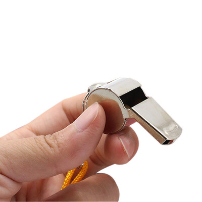 

YIWULA New Metal Whistle & Lanyard Security Safety Emergency Survival Hiking Camping