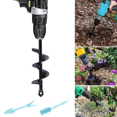 

Quick Planter Auger Spiral Bits Garden Drill Garden Auger Bits Garden Hole Drill Tool