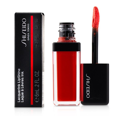 

SHISEIDO - LacquerInk LipShine - 305 Red Flicker Tangerine 6ml02oz