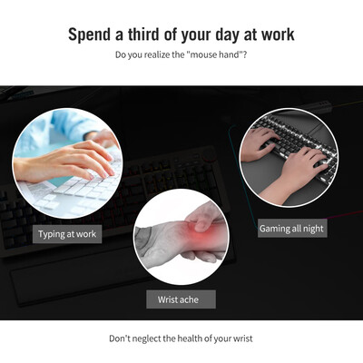 

Ajazz Mechanical Keyboard Wrist Pad Ergonomic Comfort Memory Foam Keyboard Wrist Rest Pad For Office Computer