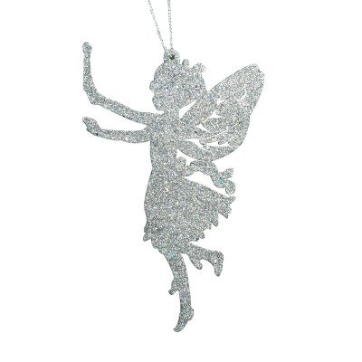 

Hot Christmas Tree Home Wedding Decor Angel Glitter Shape Xmas Ornament Pendant