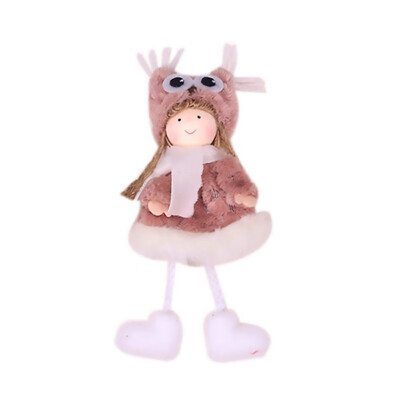 

Plush Angel Cute Girls Doll Christmas Pendants Decorative Hanging Ornaments Holiday Figurine Gift Decorations