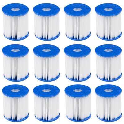 

Gobestart 12 Pcs For Replacement Filter Cartridge Swimming Pool Pump Easy Set Up