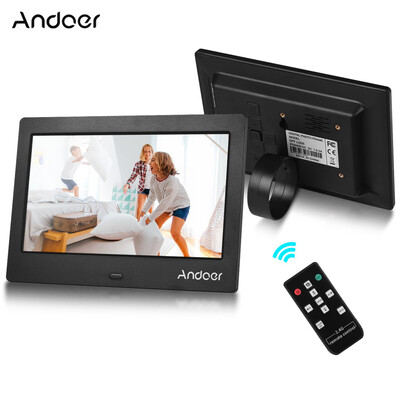 

Andoer 7 Inch IPS HD Screen 1024600 Digital Photo Frame Digital Album Support Music Video Playing Clock Alarm Calender Functions