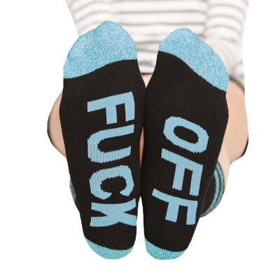 

Women Men Knee-length 100 Cotton Letter Printed Striped Candy Color Socks Anti-sweat Anti-stink Sock Novel Breathable