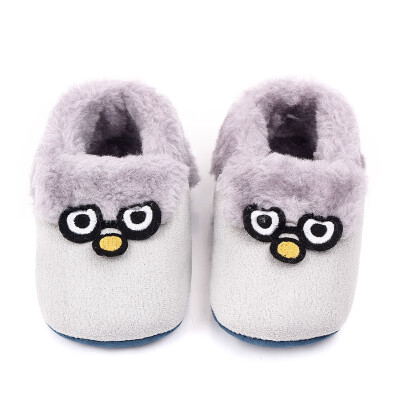 

Winter Baby Girls Boys Warm Shoes Anti-Slip Casual Cartoon Eyes Sneakers Toddler Soft Soled Walking Shoes 0-12M